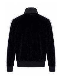 LUREX TRACK JACKET BLACK WHITE PALM ANGELS