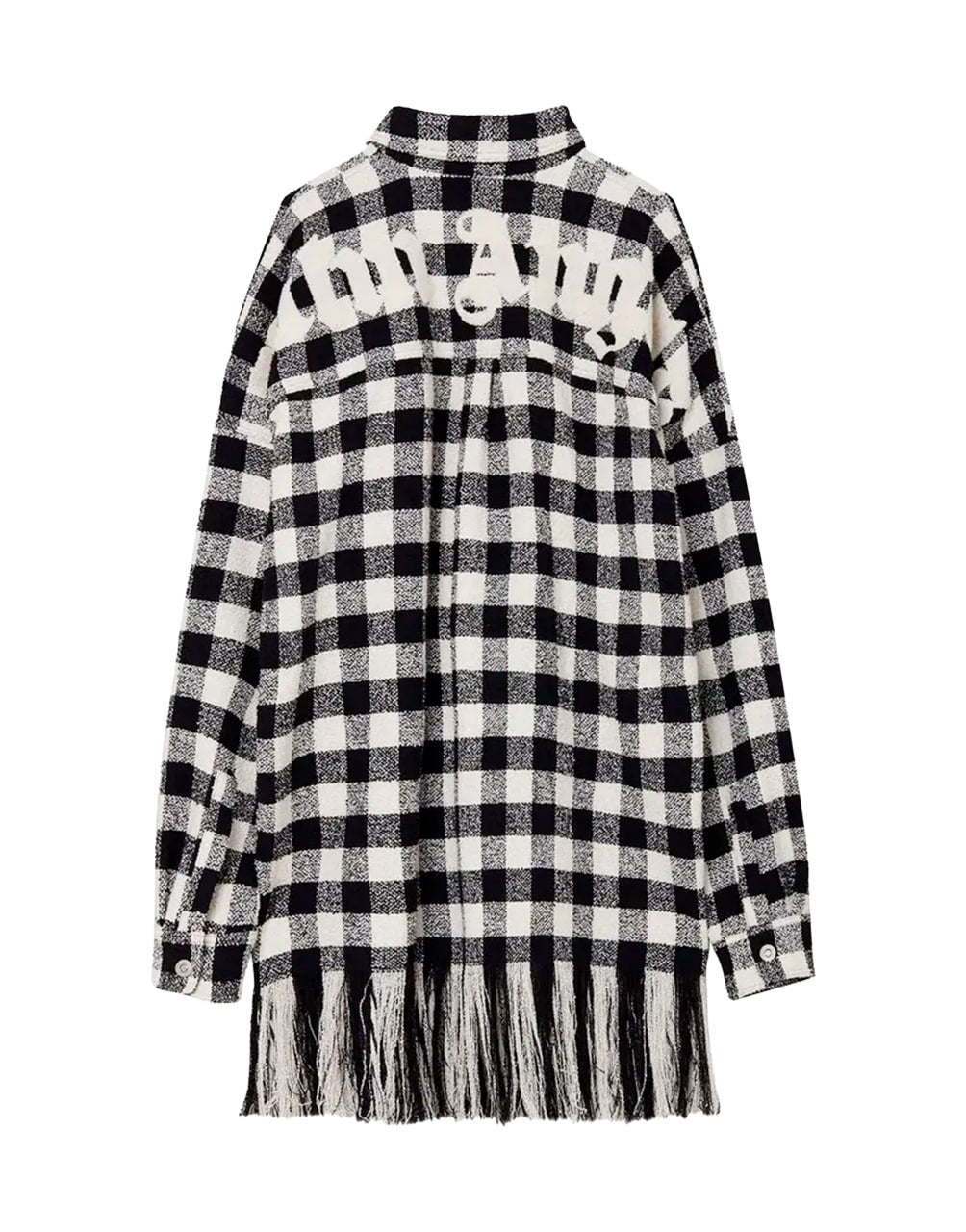 CLASSIC LOGO OVERSHIRT BLACK WHITE PALM ANGELS