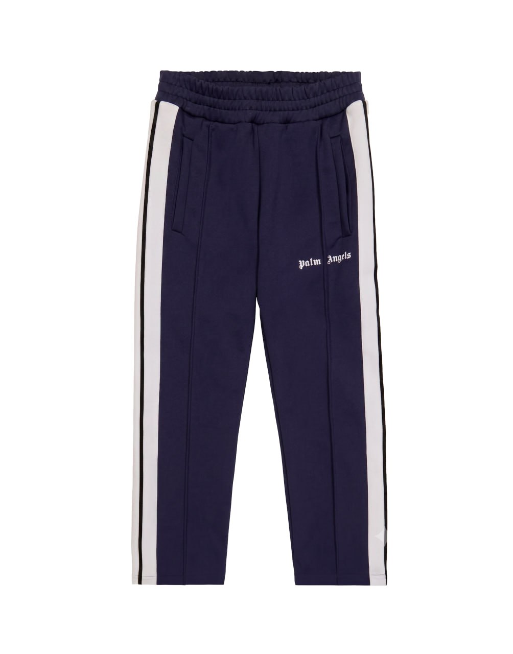 TRAINING TRACK LEGGINS DARK GRAY WHITHE PALM ANGELS