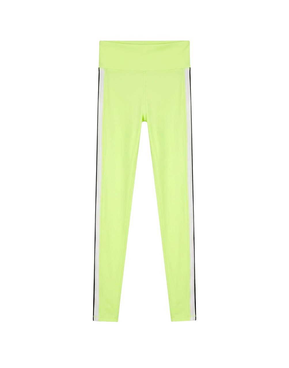 TRACK LEGGINGS YELLOW FLUO BL PALM ANGELS
