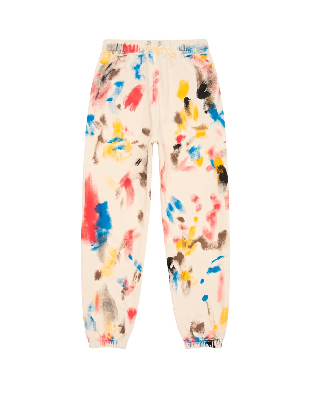 PAINTED COLLEGE SWEATPANTS OFF WHITE RED PALM ANGELS