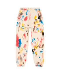 PAINTED COLLEGE SWEATPANTS OFF WHITE RED PALM ANGELS