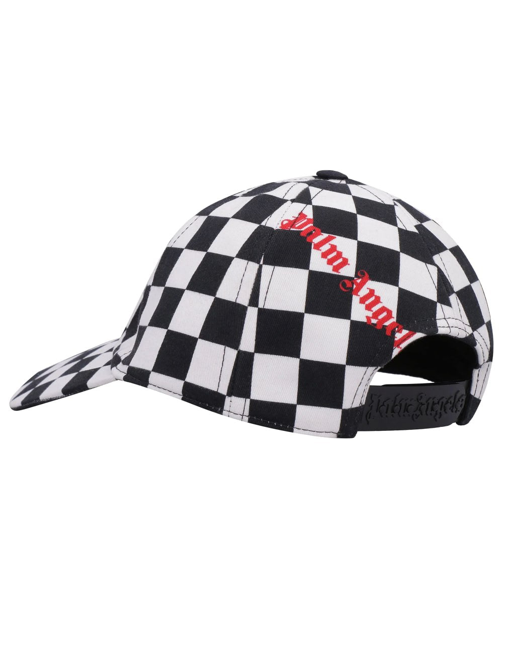 DAMIER BASEBAKK CAP BLACK RED PALM ANGELS