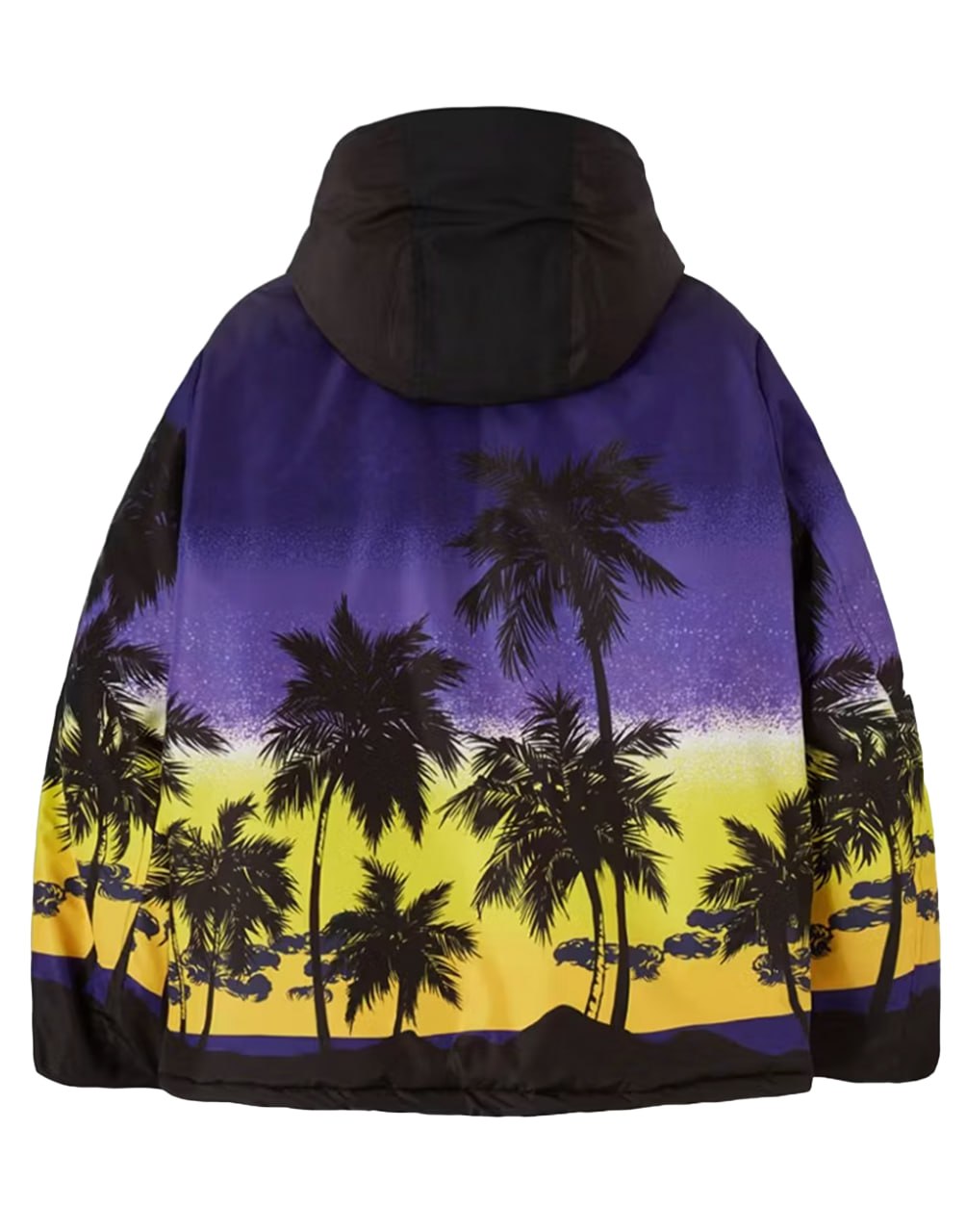 PALM ANGELS SUNSET TRACK SKI JKT PURPLE BLACK PALM ANGELS
