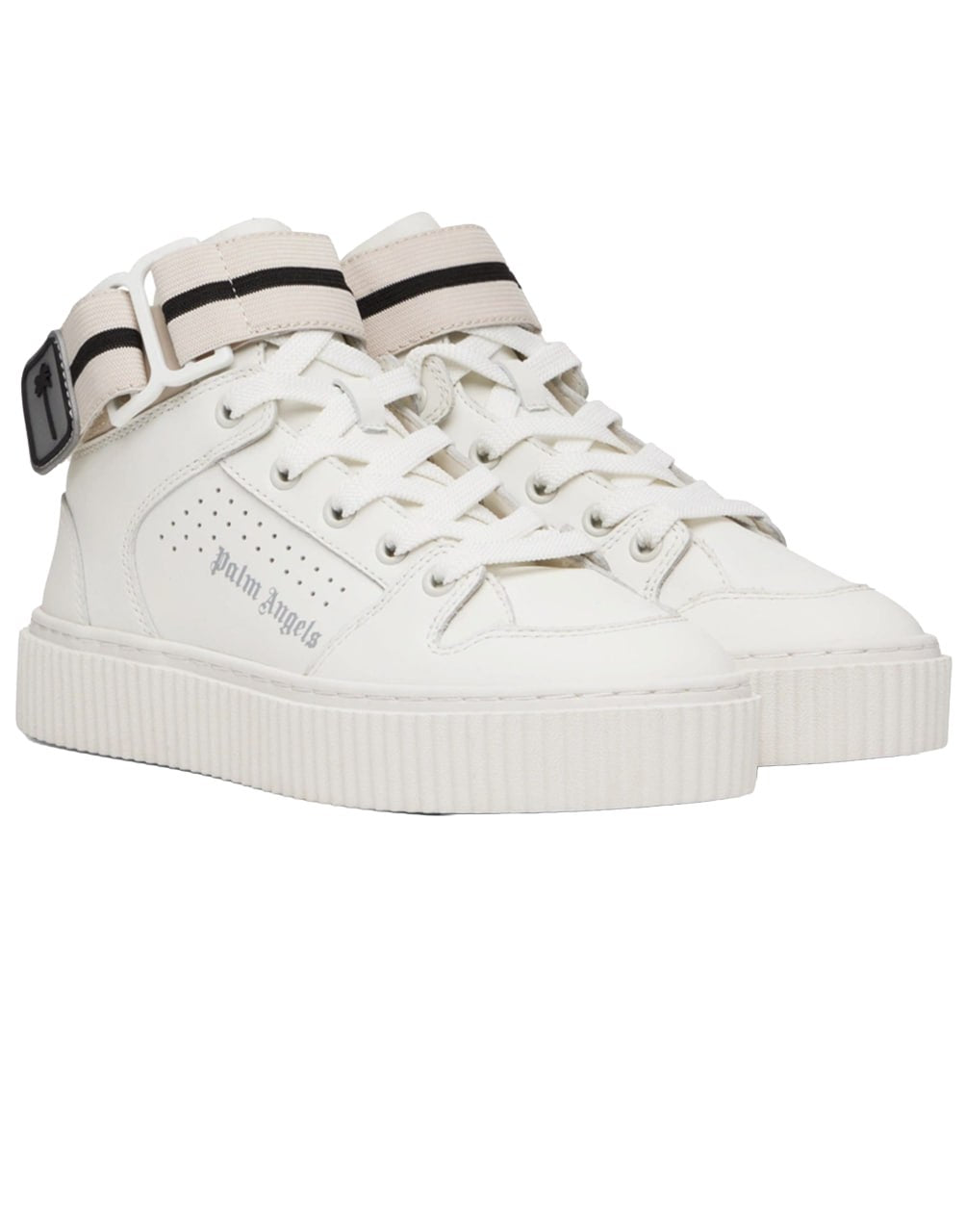 PALM 1 HIGHTOP PLATFORM WHITE WHITE PALM ANGELS