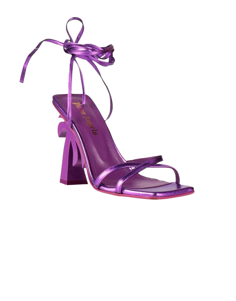 PALM BEACH LACE-UP SANDAL FUCHSIA MO C PALM ANGELS