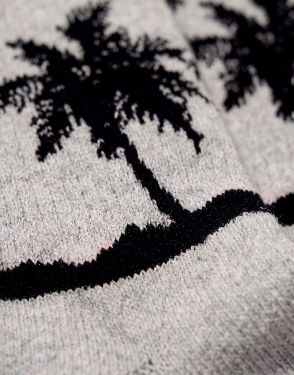 PALM SHADOW SOCKS GREY BLACK