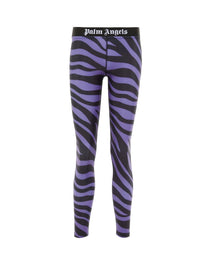 ZEBRA PRINT PALM ANGELS LEGGINS