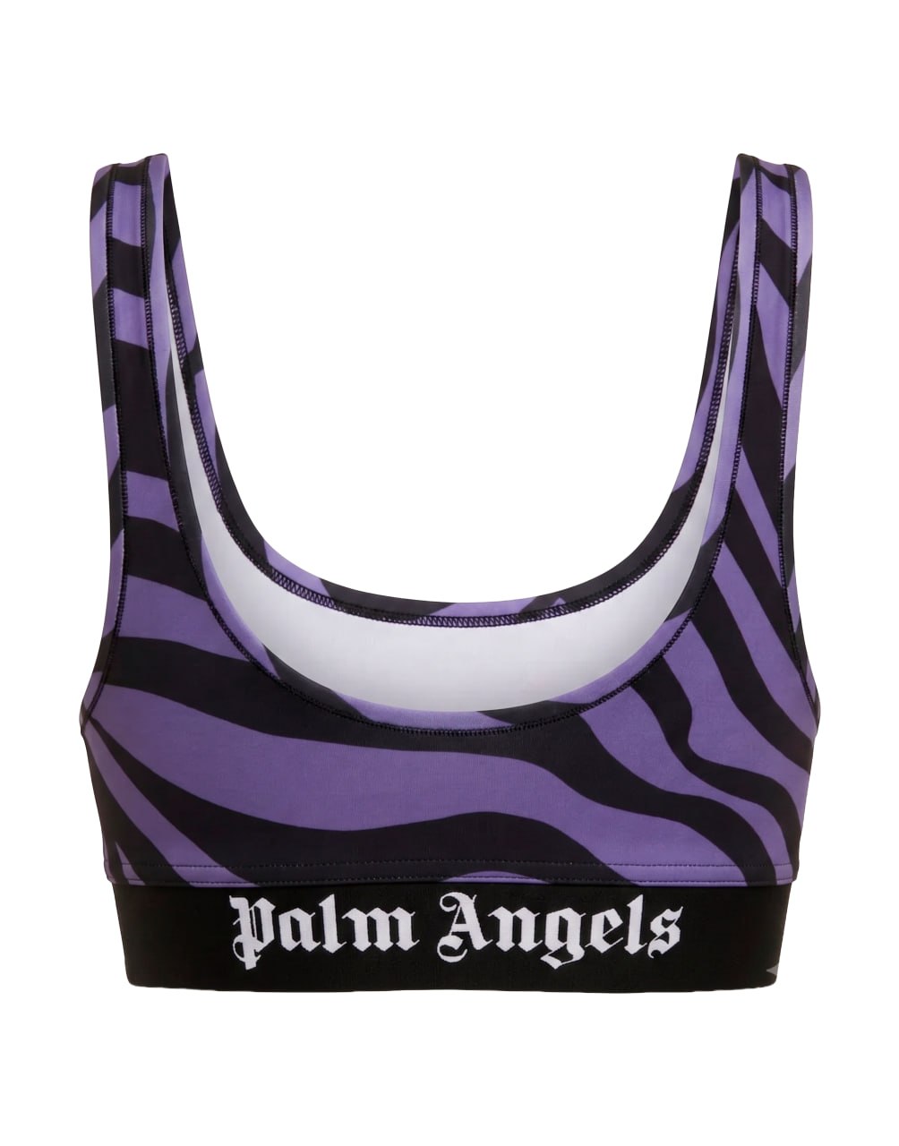 ZEBRA PRINT PALM ANGELS SPORT TOP