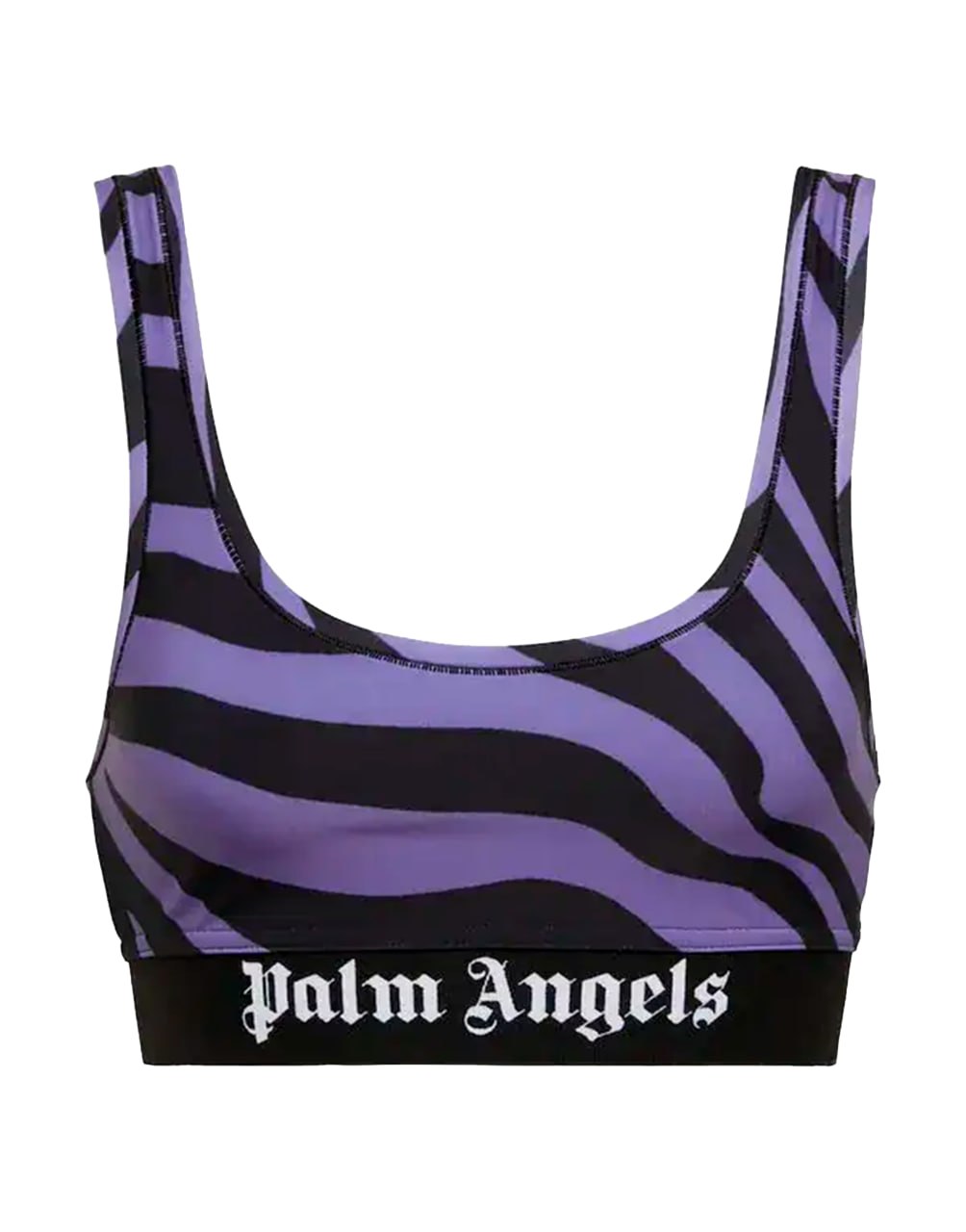 ZEBRA PRINT PALM ANGELS SPORT TOP