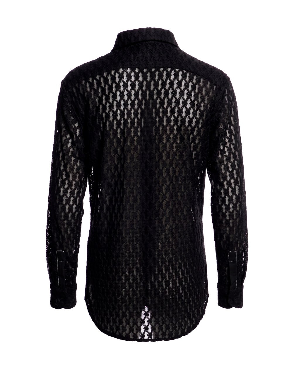 AMIRI X PLAYBOY LACE SHIRT BLACK