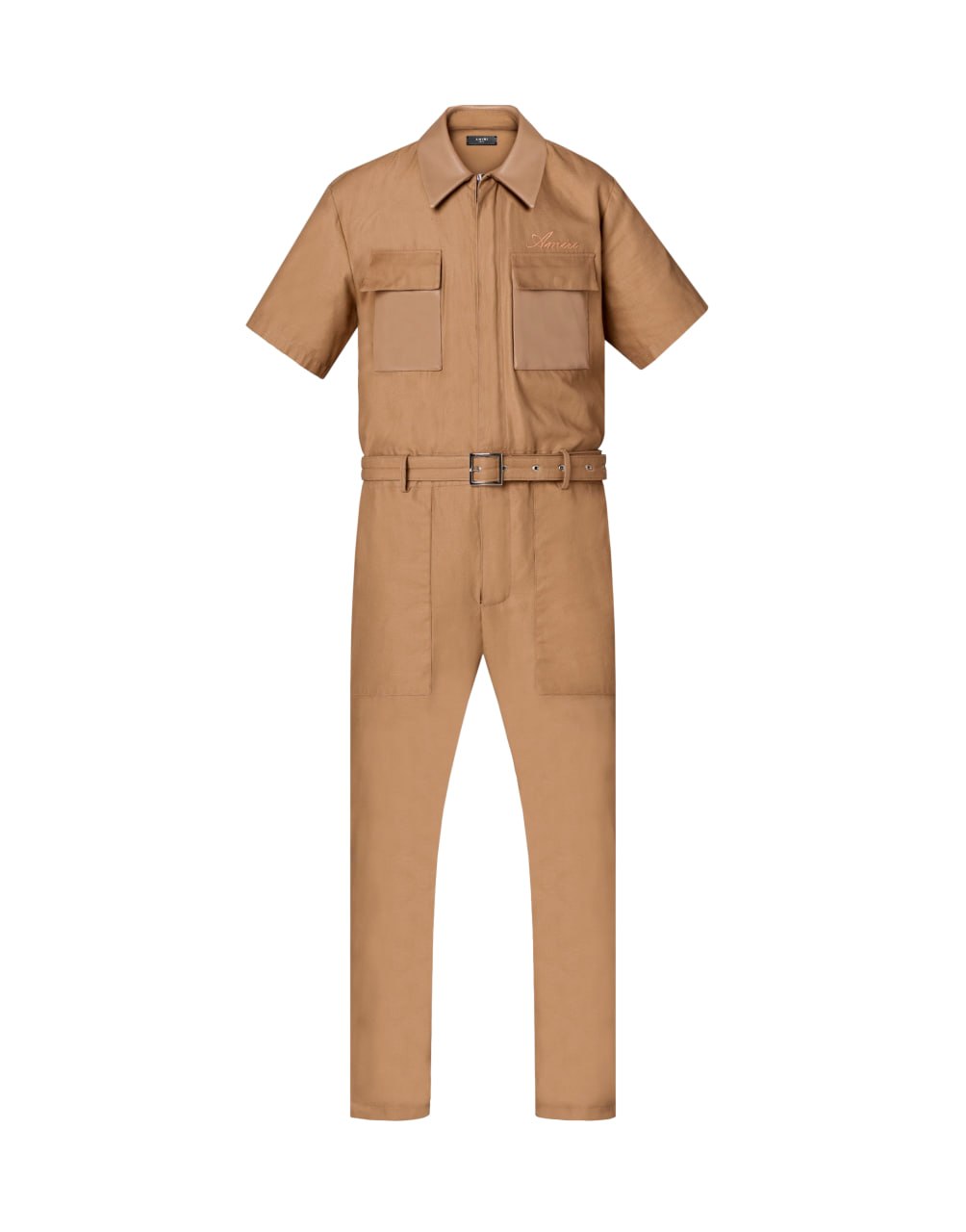 JUMPER ENTERIZO AMIRI BEIGE CON CINTURON