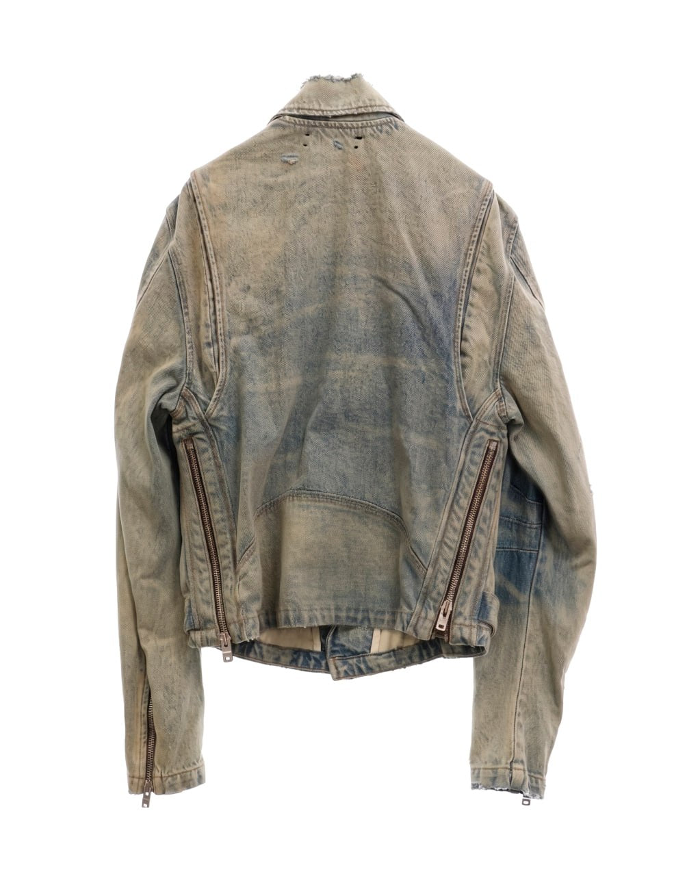 AMIRI DAMAGE DENIM RIDERS JACKET