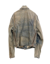 AMIRI DAMAGE DENIM RIDERS JACKET