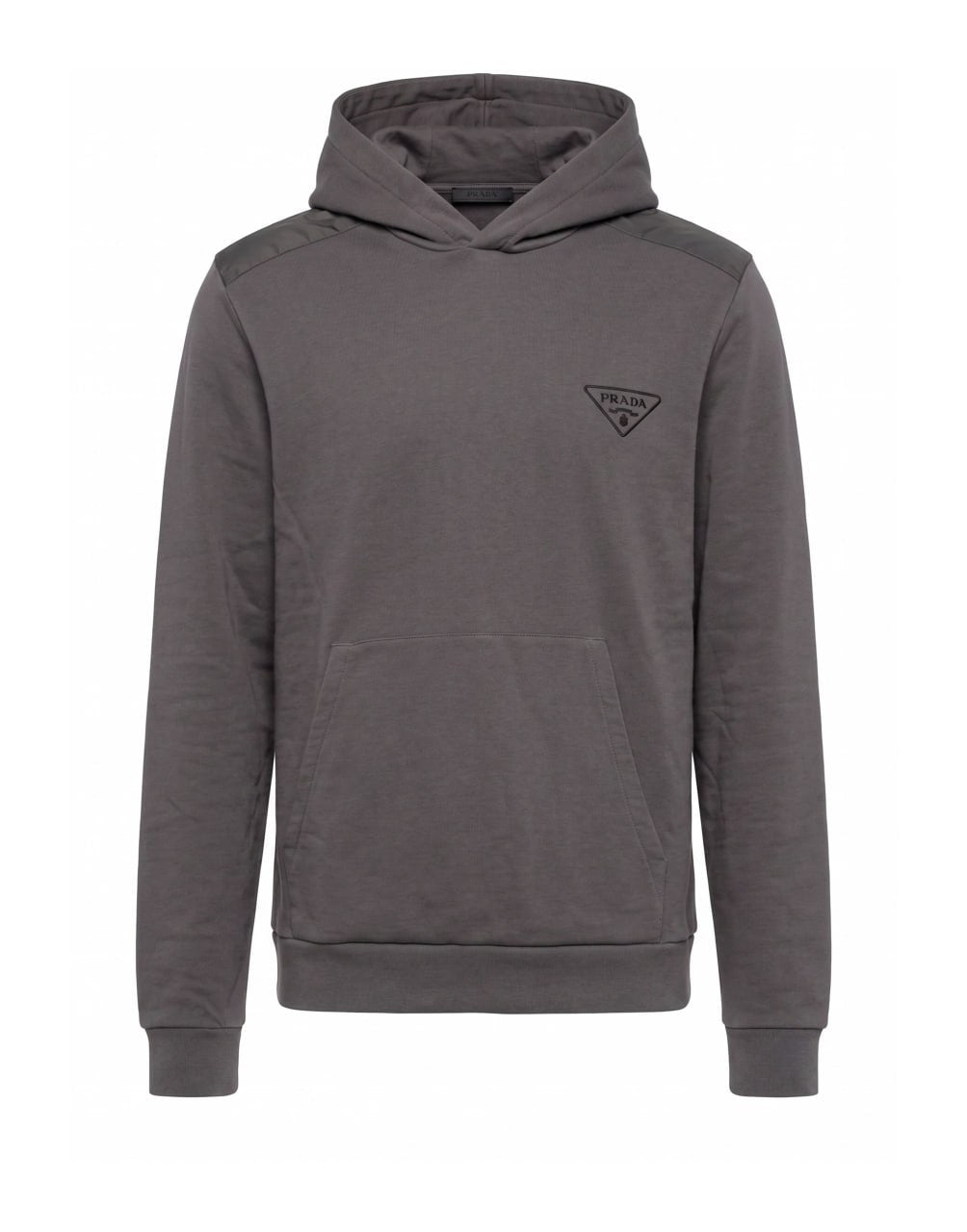 PRADA KSUBI MOCK NECK LONG SLEEVE SWEATSHIRT - GREY SWEATSHIRTS