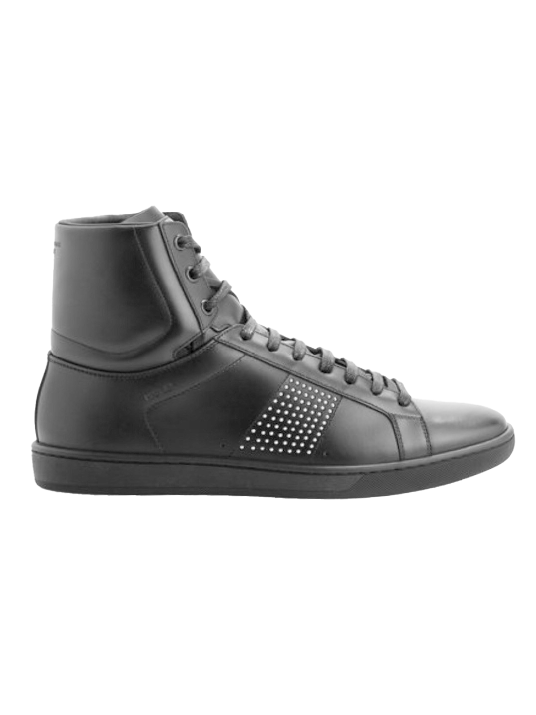 Saint Laurent SAINT LAURENT COURT CLASSIC SL/10H HIGH 'BLACK' SNEAKER. TACHES