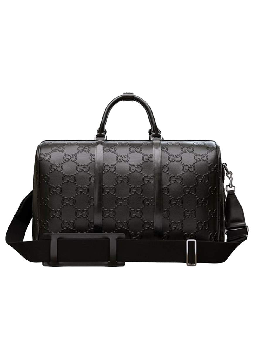 Gucci DUFFLE MD GG TENIS 20/TEN SMOOTH/NS.MIL BLACK/BLACK/BLACK