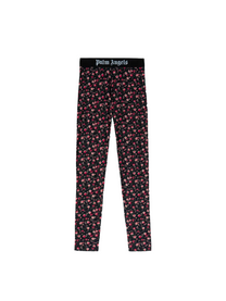 Palm Angels FLOWERPRINT CLASSICLG LEGG BLACK PINK PALM ANGELS
