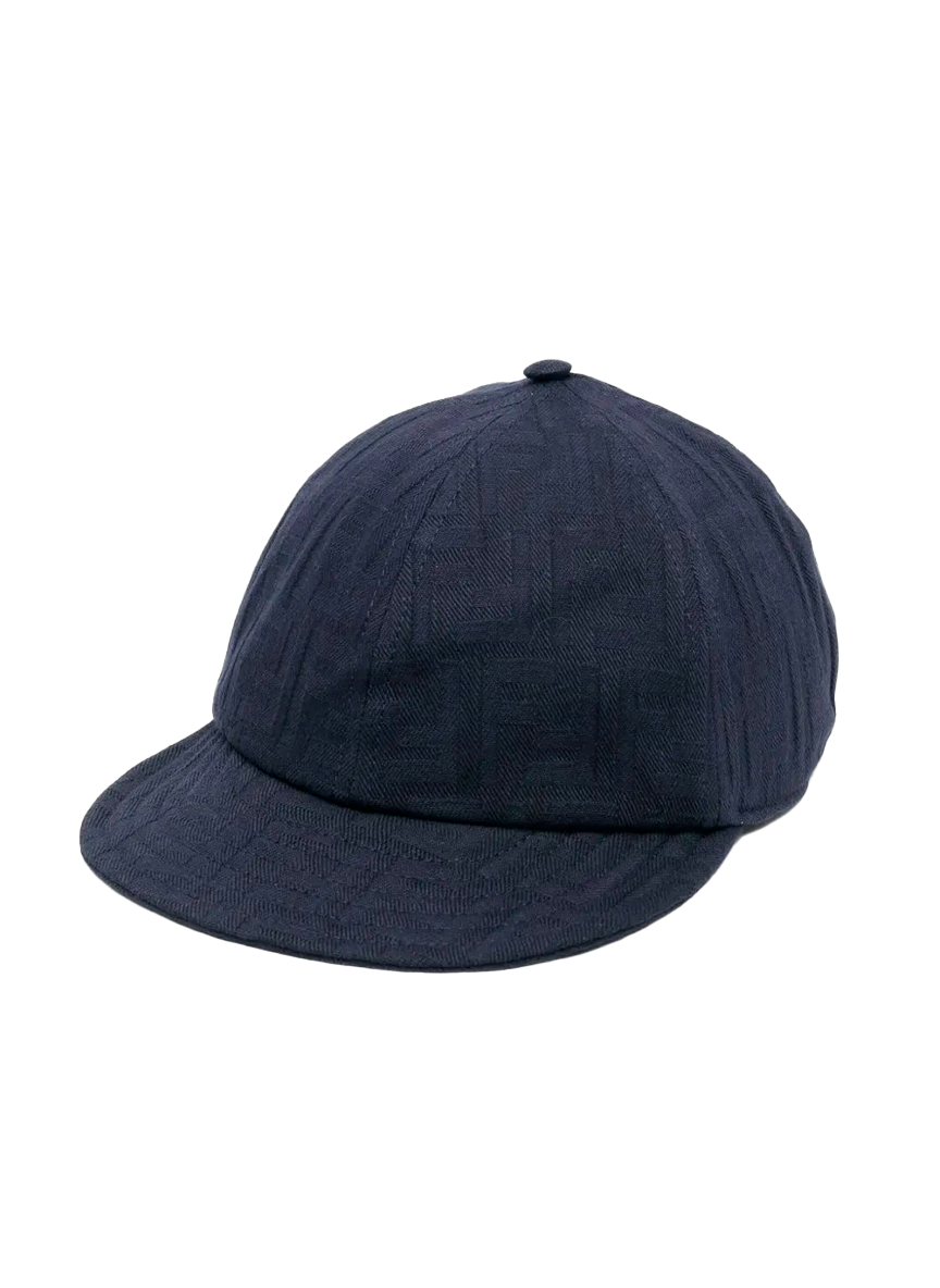 Fendi FENDI COTTON CAP WITH EMBOSSED LOGO
