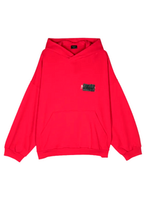 Balenciaga HOODIE GAFFER MOLLETON BOUCLETTE RED/WHITE/BLUE