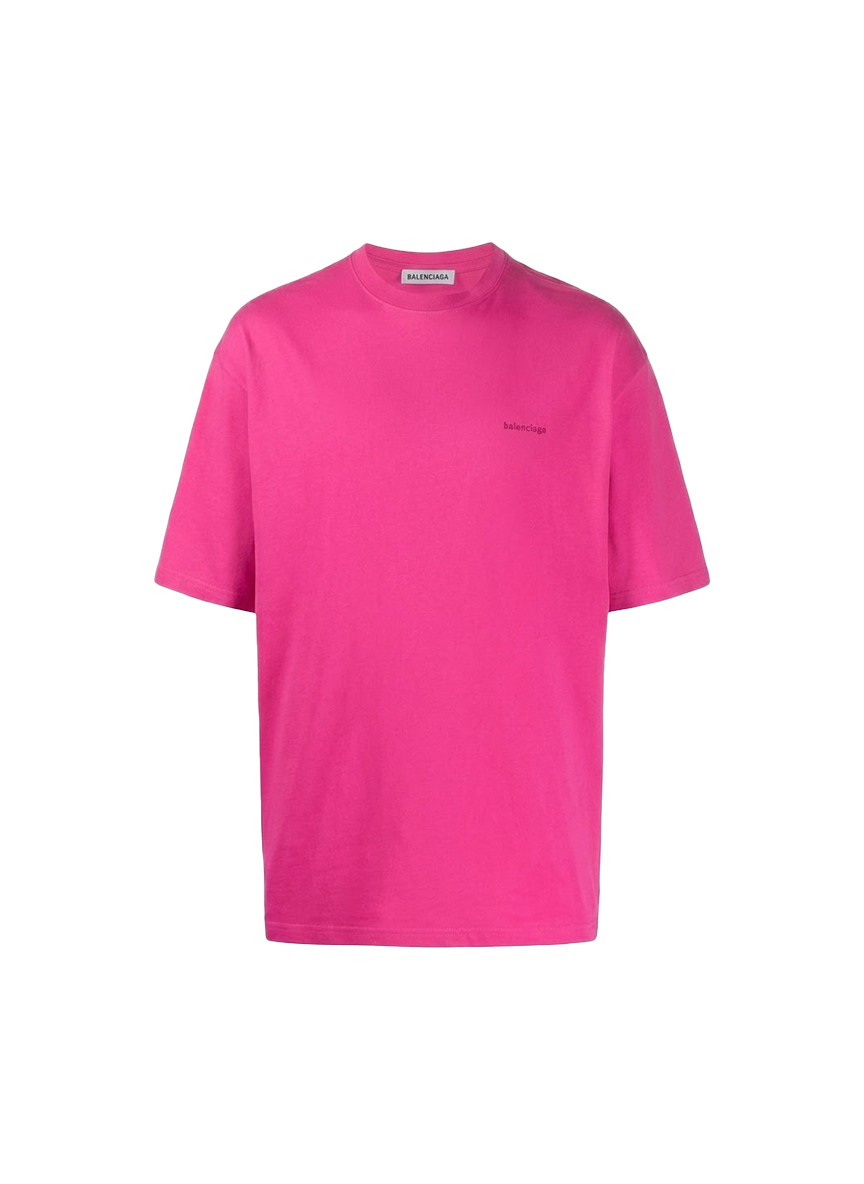 Balenciaga COPYRIGHT T SHIRT BALENCIAGA VINTAGE JERSEY PINK