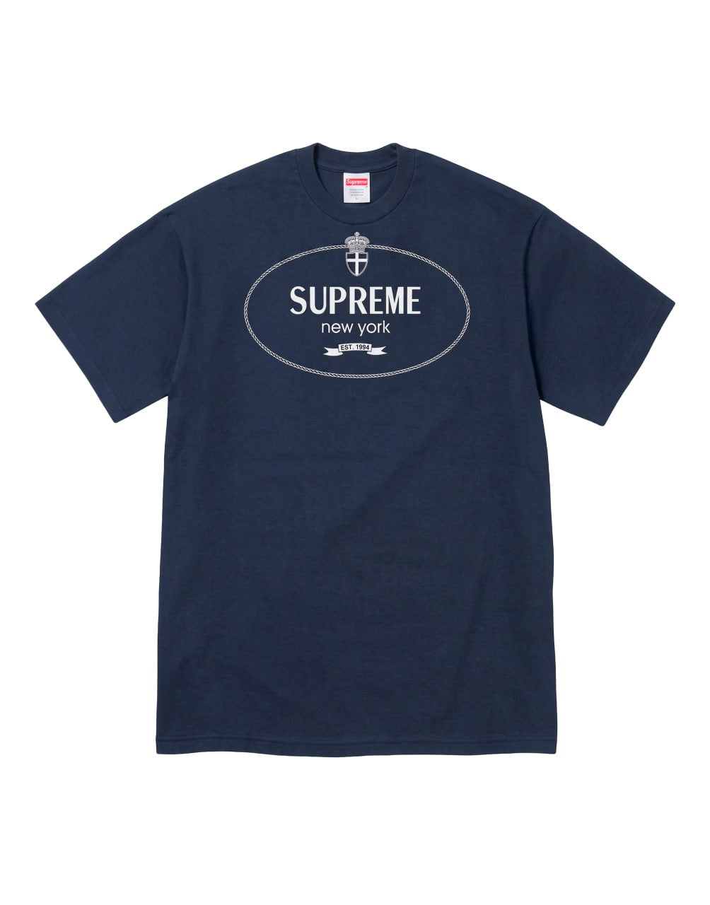SUPREME CREST TEE BLUE