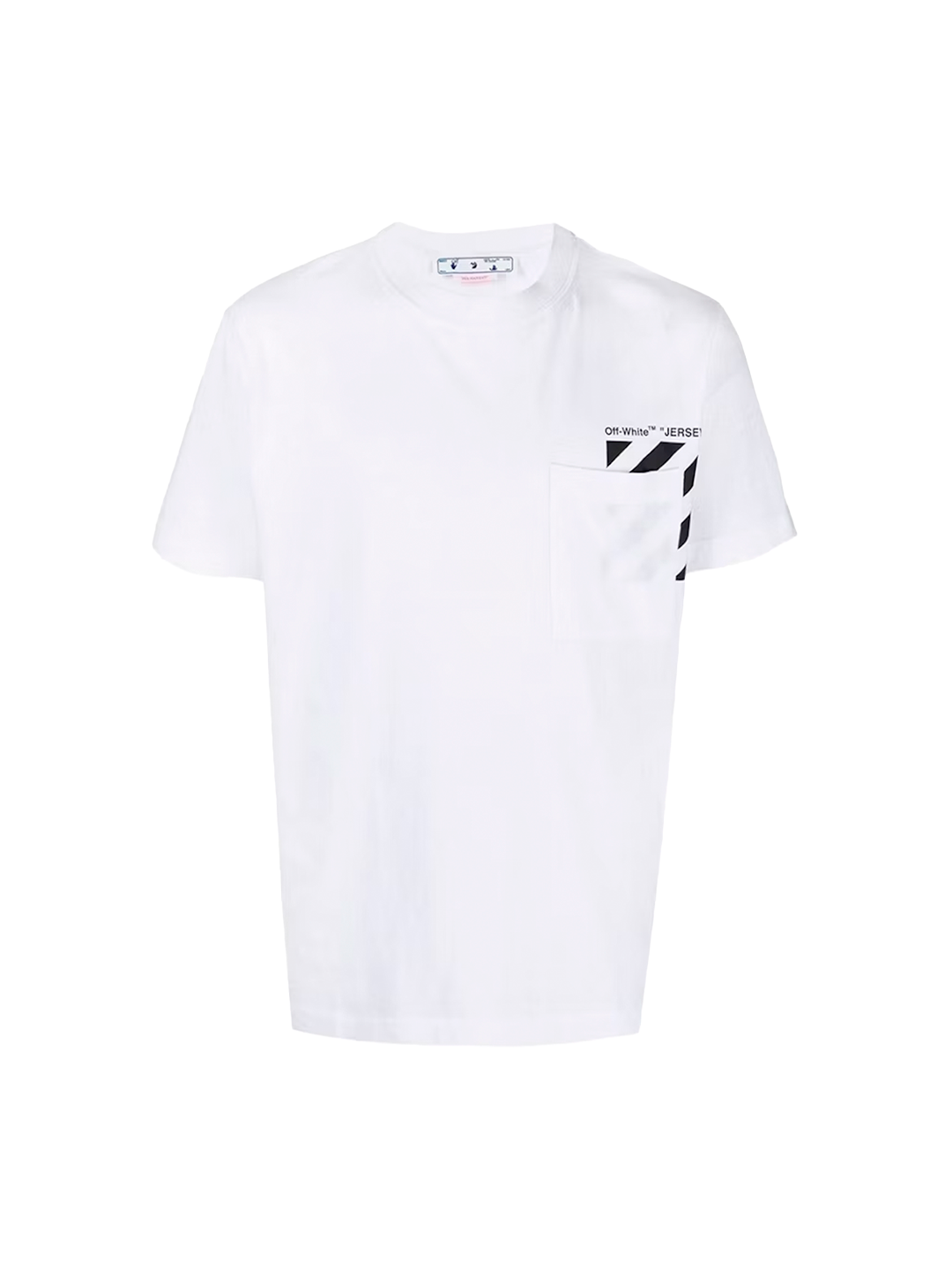Off-White DIAGNOL POCKET TEE WHITE