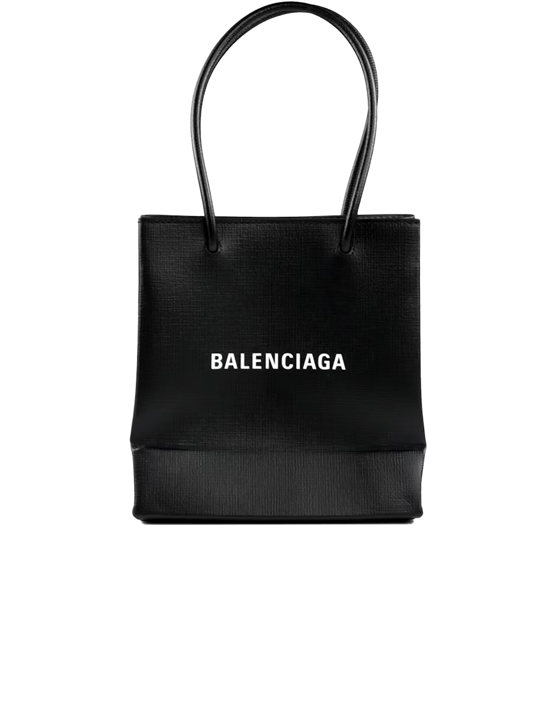 Balenciaga BALENCIAGA MEN'S LE CAGOLE PHONE HOLDER BLACK METALLIC CROC EMBOSS