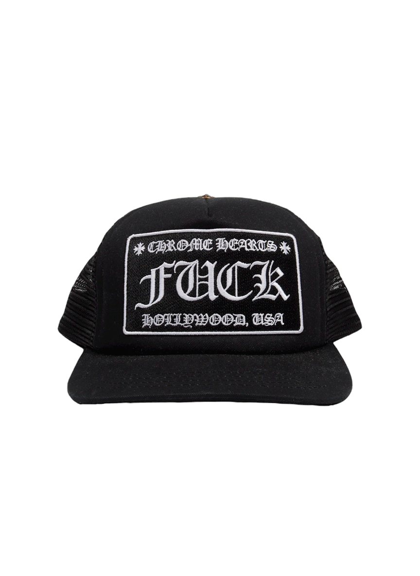 Chrome Hearts GORRA TRUCKER CHROME HEARTS FUCK - HOLLYWOOD USA