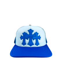 Chrome Hearts GORRA TRUCKER CHROME HEARTS BLANCA/AZUL