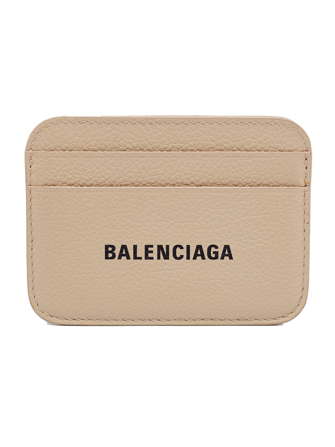 Balenciaga BALENCIAGA BEIGE LEATHER EVERYDAY CARD HOLDER BALENCIAGA