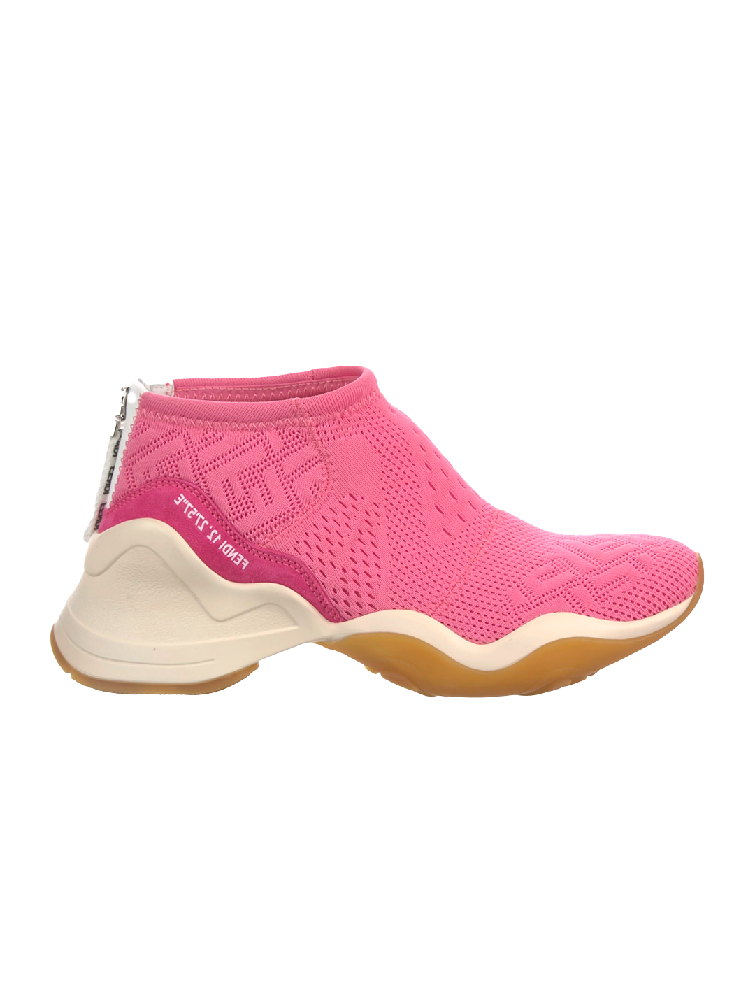 Fendi ZAPATILLA TIPO CALCETÍN DE PUNTO ROSA DE FENDI