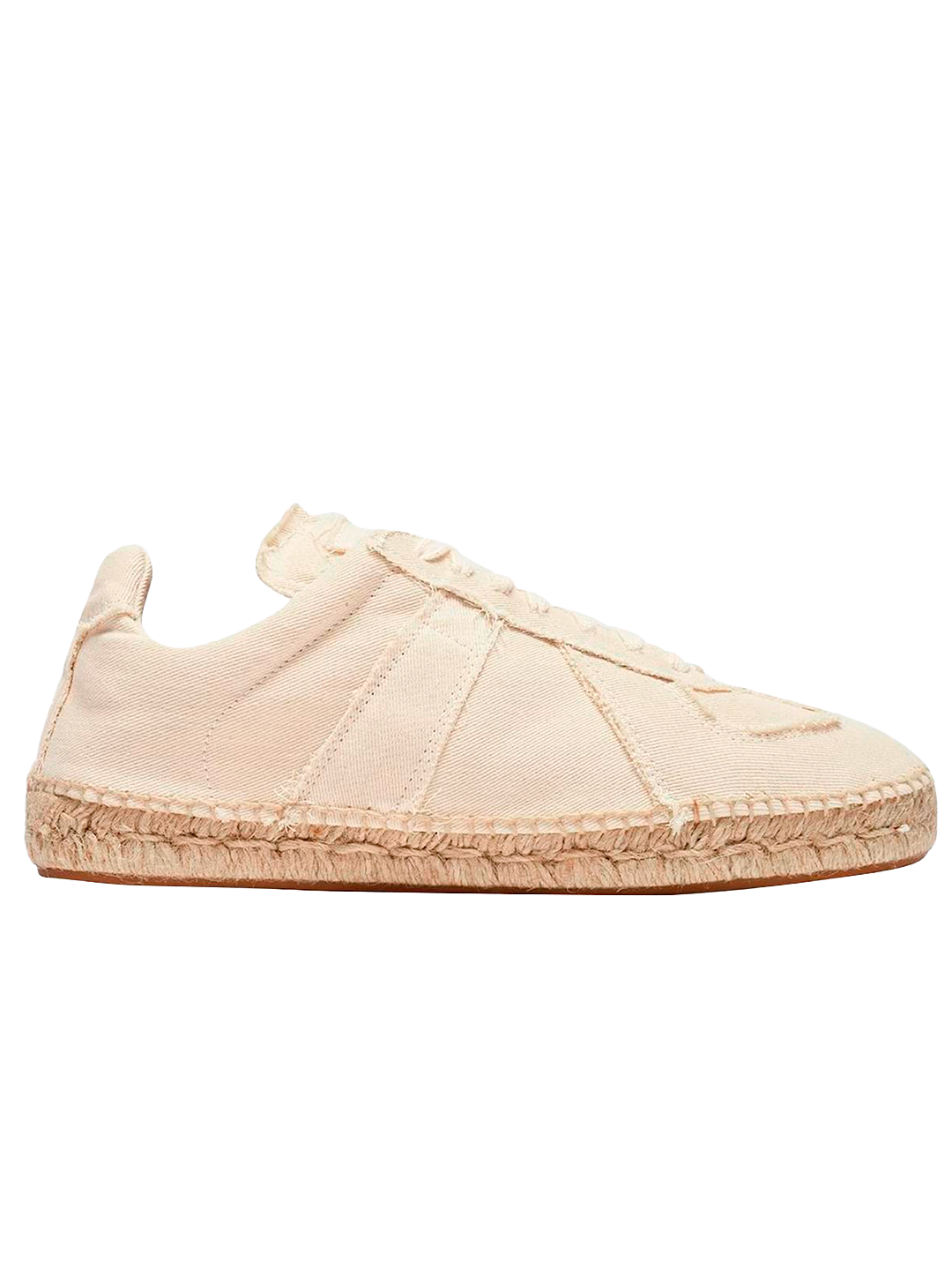 Maison Margiela ALPARGATAS RÉPLICA DE LONA BEIGE DE MAISON MARGIELA.