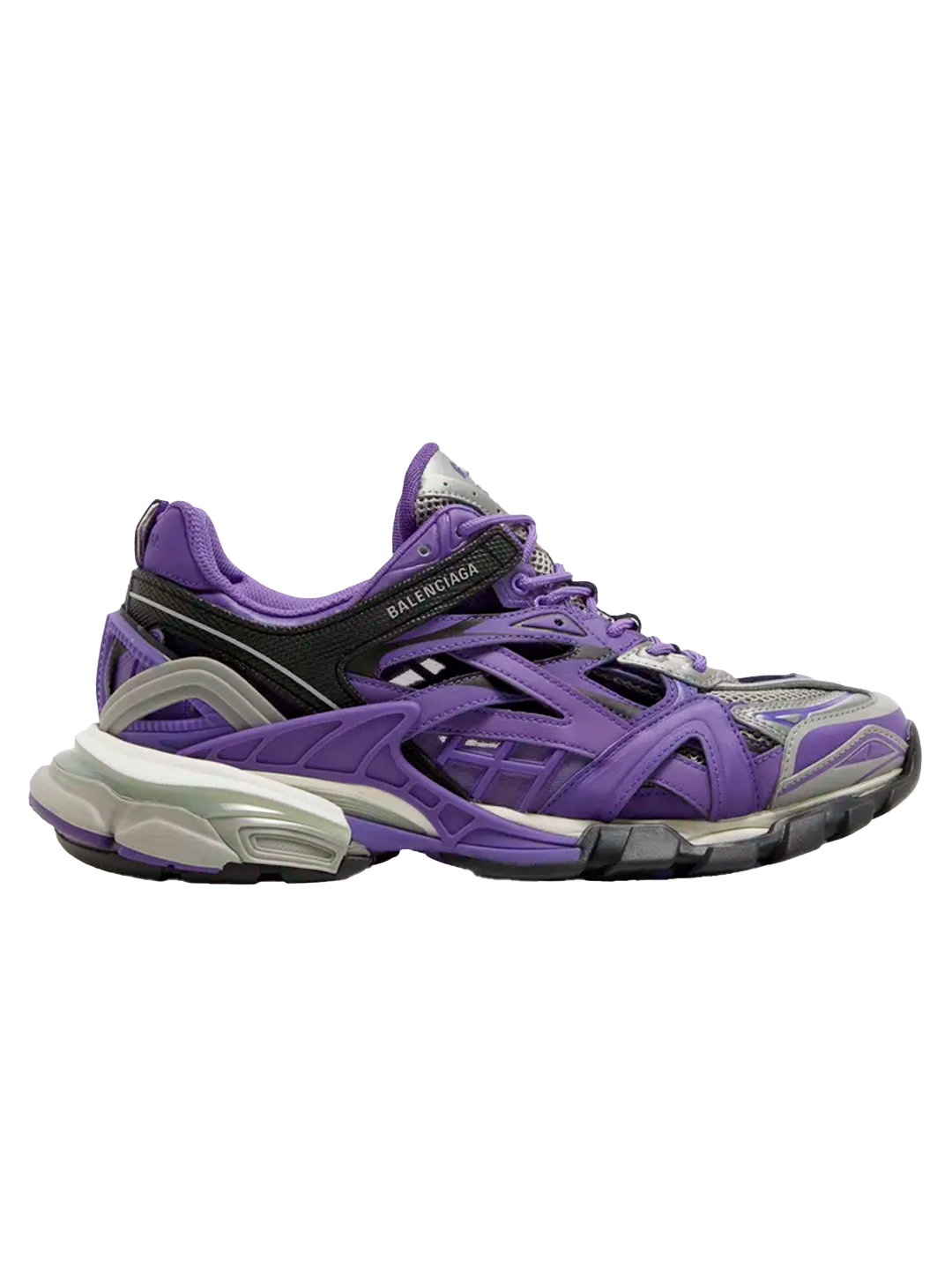 Balenciaga BALENCIAGA TRACK 2 SNEAKER PURPLE GREY SILVER BLACK